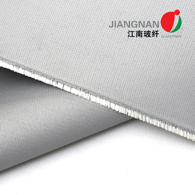 510 g Tecido de fibra de vidro revestido de silicone de lado único para cobertor de soldadura