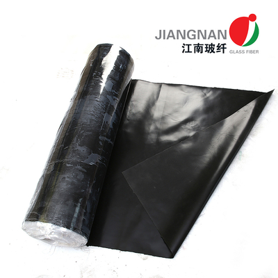 Tecido de fibra de vidro revestido com silicone para casacos removíveis a altas temperaturas, tampas de válvulas