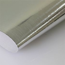 Pano de vidro aluminizado resistente da chama, tela de alumínio AL7628 da fibra de vidro do filme
