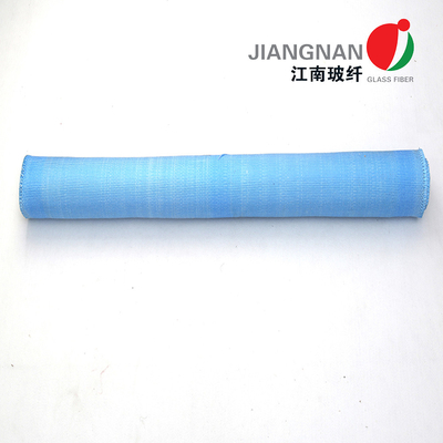 O acrílico azul revestiu o pano de alta temperatura da tela de pano da fibra de vidro de 2 lados