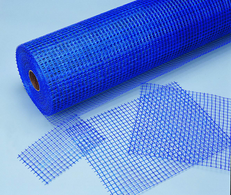 Malha de fibra de vidro Leno tecida 4*4mm 5*5mm durável para parede de construção