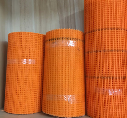 Malha de fibra de vidro Leno tecida 4*4mm 5*5mm durável para parede de construção