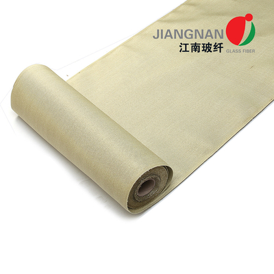 o Vermiculite de alta temperatura Pelhamite de pano da fibra de vidro da espessura de 0.6mm revestiu